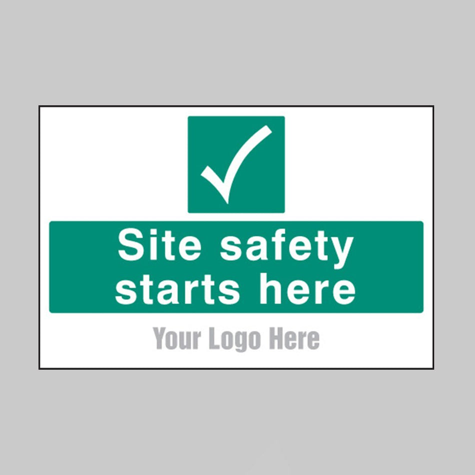 Site Safety Starts Here, Builder Signs 600 x 400mm - Ready Set SuppliedSite Safety Starts Here, Builder Signs 600 x 400mm55781