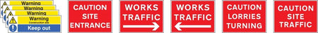 Site Starter Pack 1 (Pack of 9 Signs) - Ready Set SuppliedSite Starter Pack 1 (Pack of 9 Signs)56390