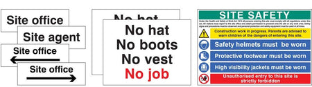 Site Starter Pack 2 (Pack of 7 Signs) - Ready Set SuppliedSite Starter Pack 2 (Pack of 7 Signs)56391