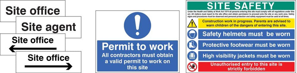 Site Starter Pack 3 (Pack of 7 Signs) - Ready Set SuppliedSite Starter Pack 3 (Pack of 7 Signs)56392
