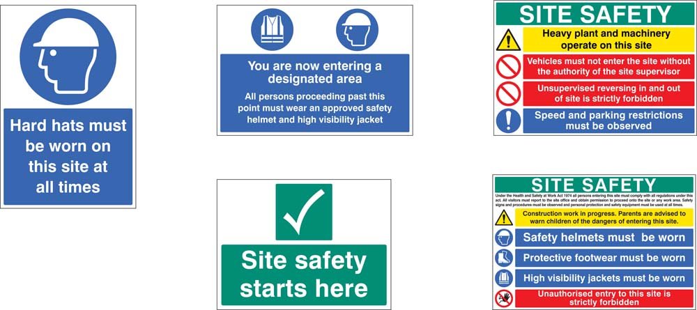 Site Starter Pack 4 (Pack of 5 Signs) - Ready Set SuppliedSite Starter Pack 4 (Pack of 5 Signs)56393