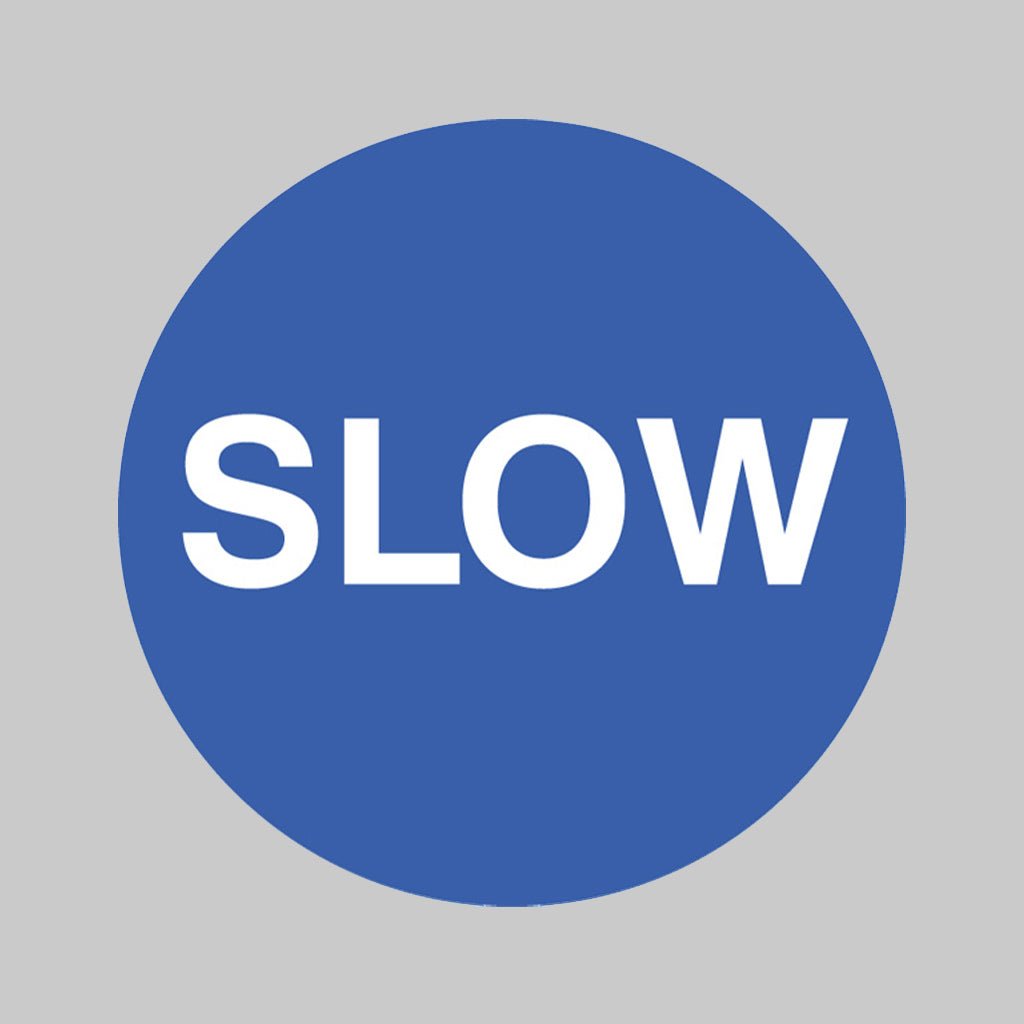 Slow Floor Graphic 400mm Dia - Ready Set SuppliedSlow Floor Graphic 400mm Dia58786