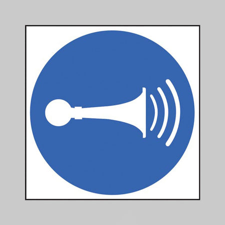 Sound Horn Symbol Sign - Ready Set SuppliedSound Horn Symbol SignRigid Plastic15410F