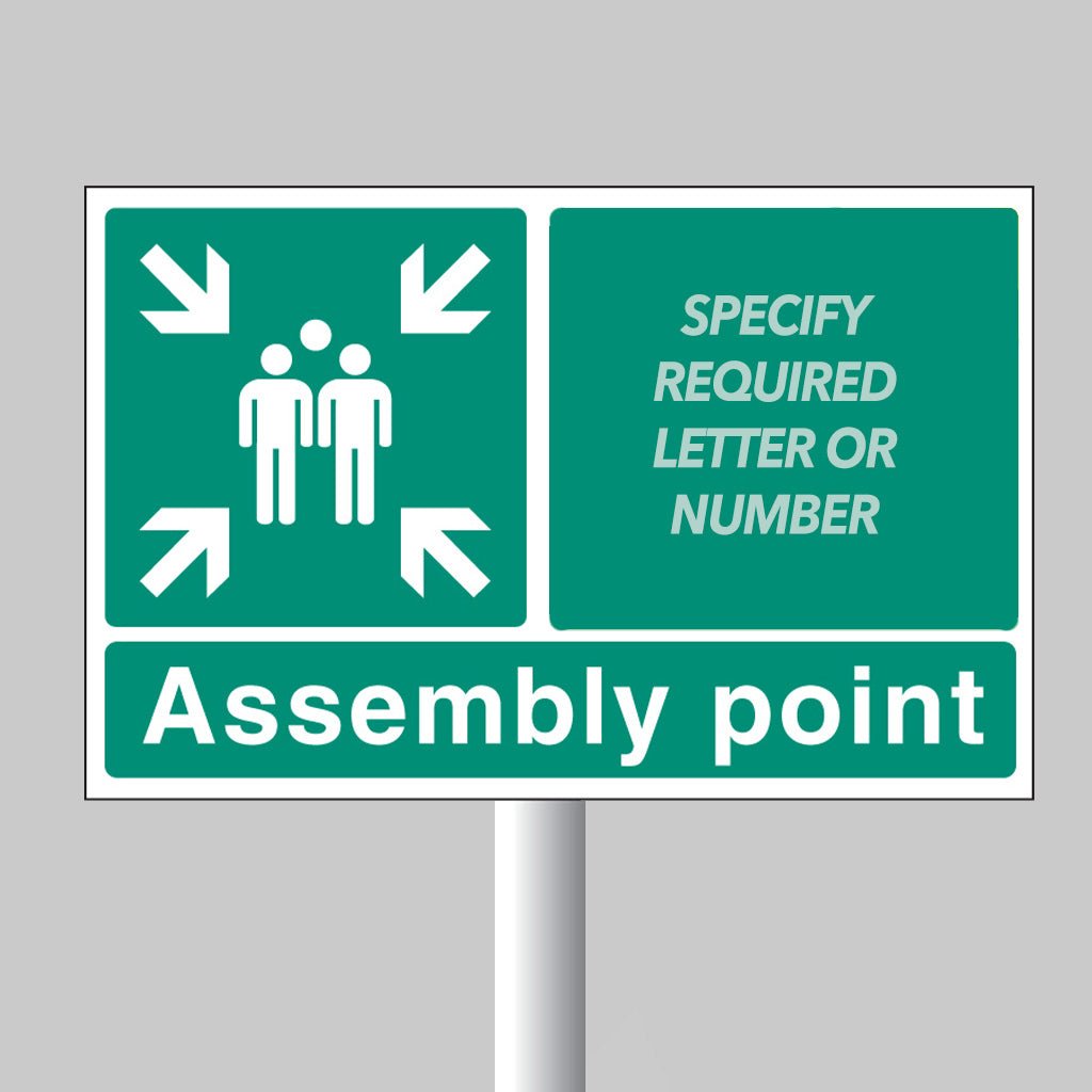 Special Assembly Point Aluminium With Channel 600 x 400mm Sign - Ready Set SuppliedSpecial Assembly Point Aluminium With Channel 600 x 400mm Sign52114
