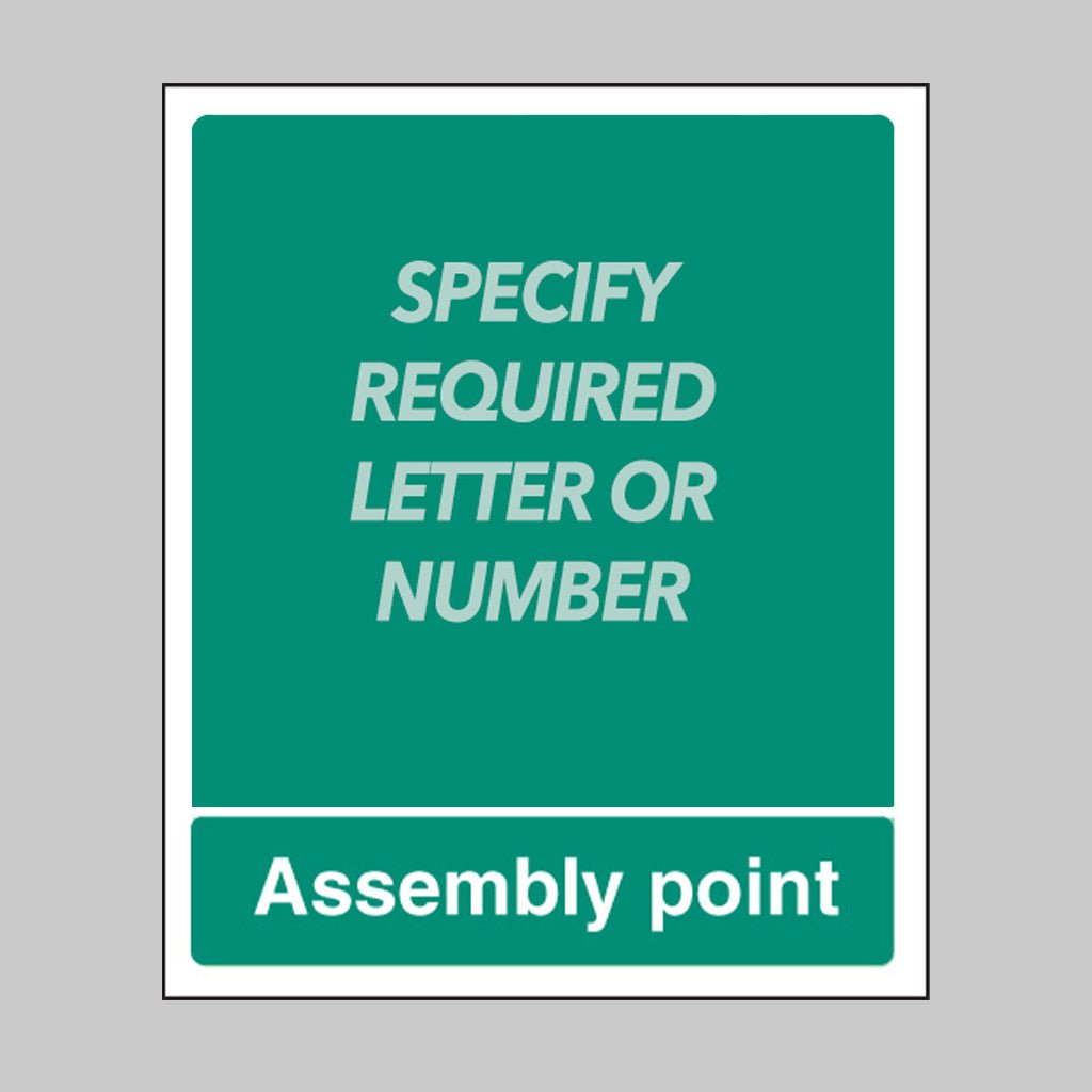 Special Assembly Point Rigid Plastic 250 x 300mm Sign - Ready Set SuppliedSpecial Assembly Point Rigid Plastic 250 x 300mm Sign52115