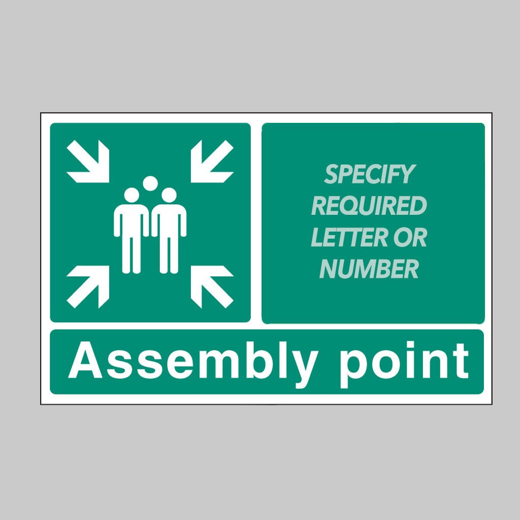 Special Assembly Point Rigid Plastic 600 x 400mm Sign - Ready Set SuppliedSpecial Assembly Point Rigid Plastic 600 x 400mm Sign52111