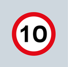 Speed Roundel Red, White & Black - 10 - Ready Set SuppliedSpeed Roundel Red, White & Black - 10100