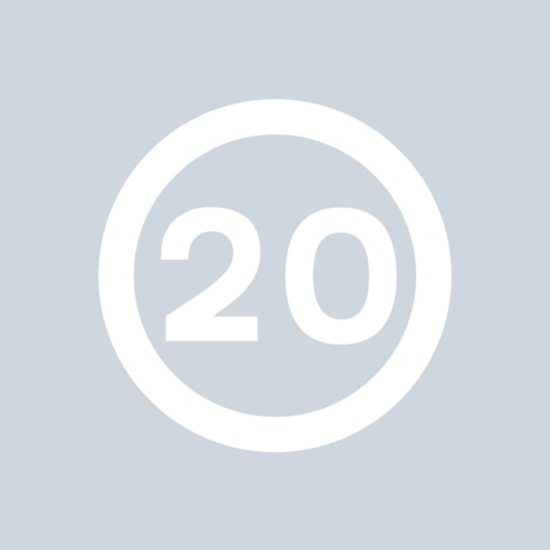 Speed Roundel White - 20 - Ready Set SuppliedSpeed Roundel White - 20100