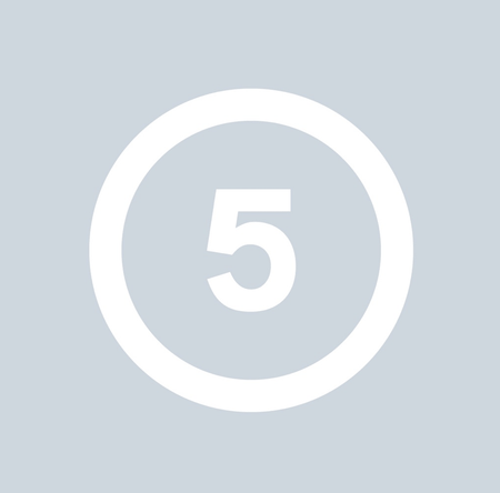 Speed Roundel White - 5 - Ready Set SuppliedSpeed Roundel White - 5100