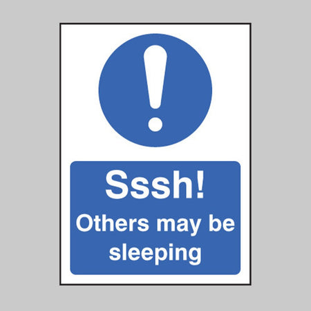 Sssh Others May Be Sleeping Sign - Ready Set SuppliedSssh Others May Be Sleeping Sign27621A