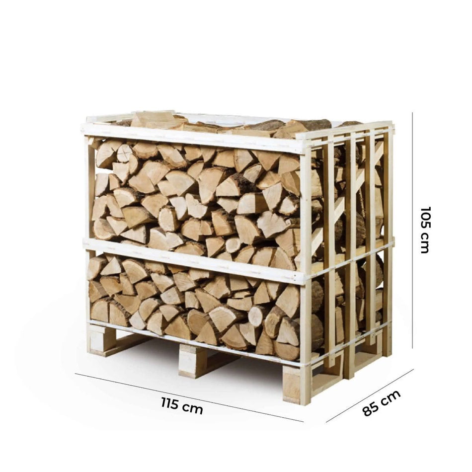 Standard Plus Crate – Kiln - Dried Ash Logs - Ready Set SuppliedStandard Plus Crate – Kiln - Dried Ash Logs