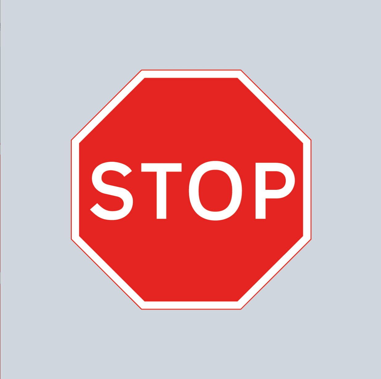 Stop Symbol Preformed Thermoplastic Road Marking - Ready Set SuppliedStop Symbol Preformed Thermoplastic Road Marking750mm