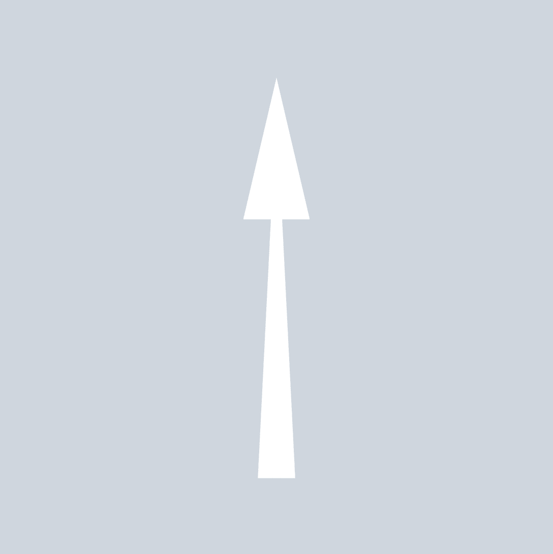Straight Arrow - White Thermoplastic Road marking - Ready Set SuppliedStraight Arrow - White Thermoplastic Road marking1000mm x 175mm