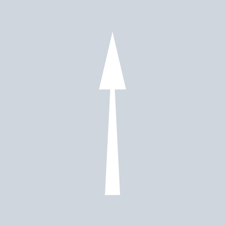Straight Arrow - White Thermoplastic Road marking - Ready Set SuppliedStraight Arrow - White Thermoplastic Road marking1000mm x 175mm