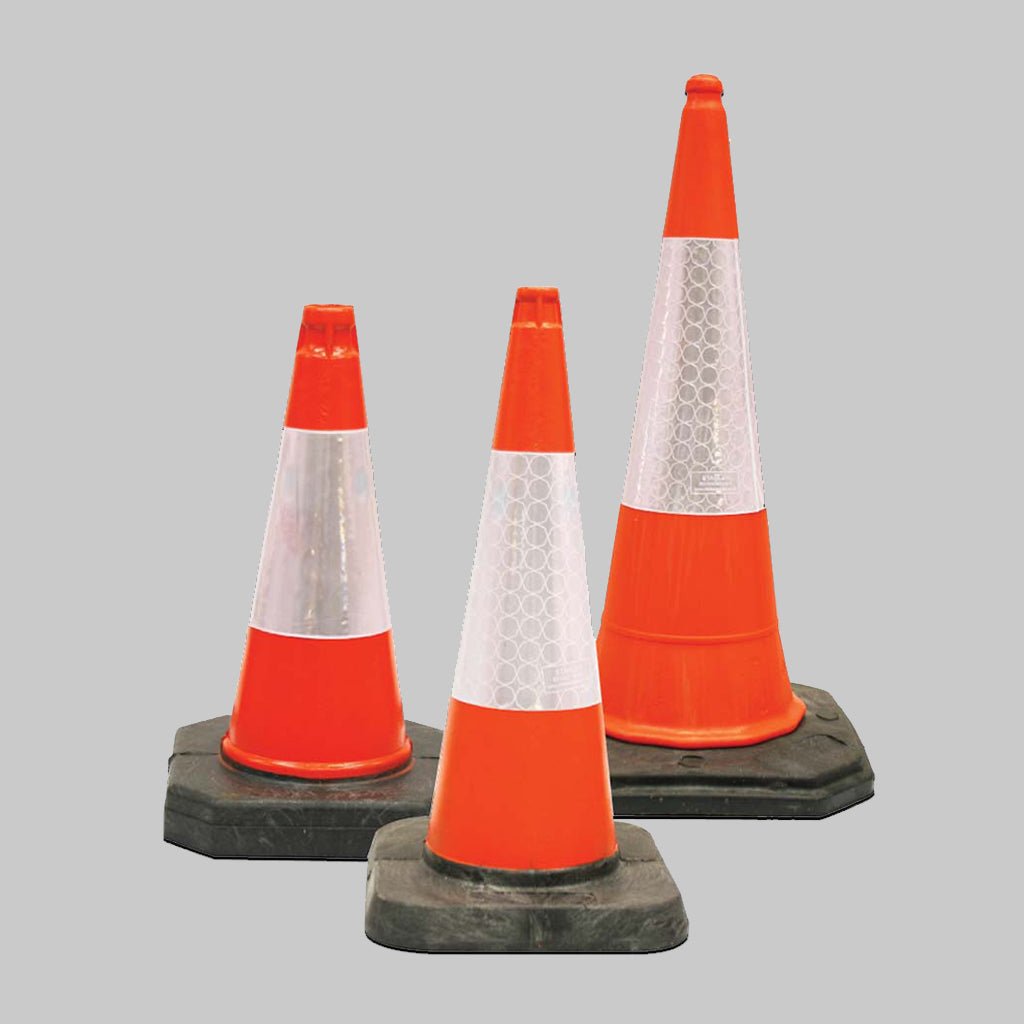 Thermoplastic Reflective Traffic Cone With Sleeve 460mm - Ready Set SuppliedThermoplastic Reflective Traffic Cone With Sleeve 460mm57663