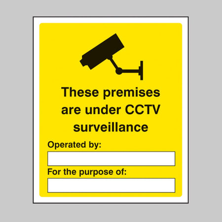 These Premises Are Under CCTV Surveillance Sign - Ready Set SuppliedThese Premises Are Under CCTV Surveillance Sign11700K