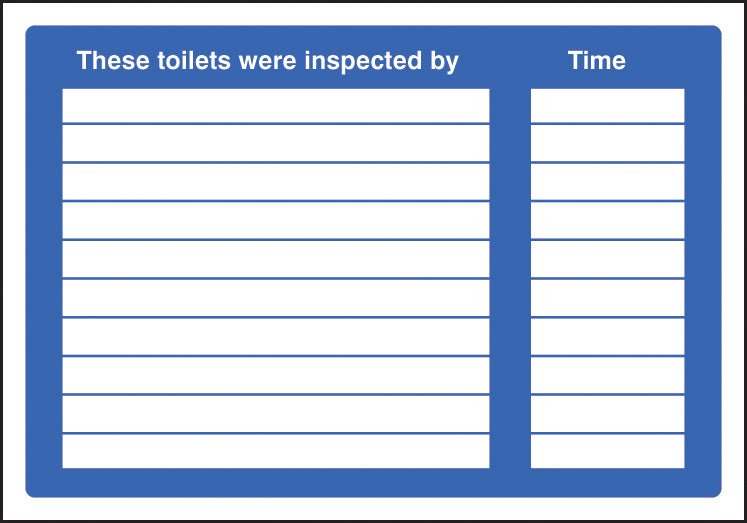These Toilets Were Inspected At Adapt-A-Sign 215 x 310mm - Ready Set SuppliedThese Toilets Were Inspected At Adapt-A-Sign 215 x 310mm55436