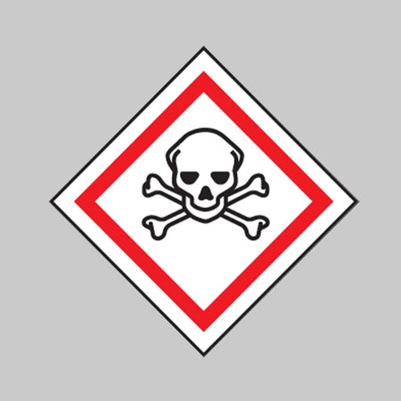 Toxic GHS Label - Ready Set SuppliedToxic GHS LabelRigid Plastic14543U