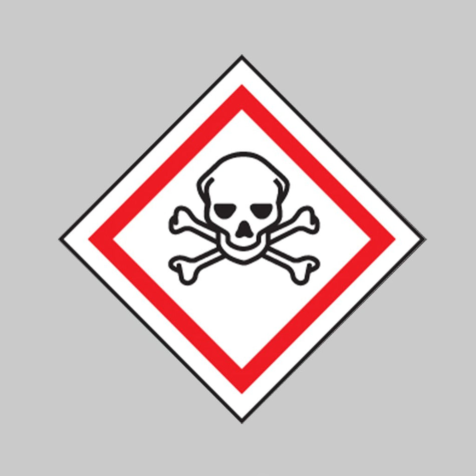 Toxic GHS Label - Ready Set SuppliedToxic GHS LabelRigid Plastic14543U