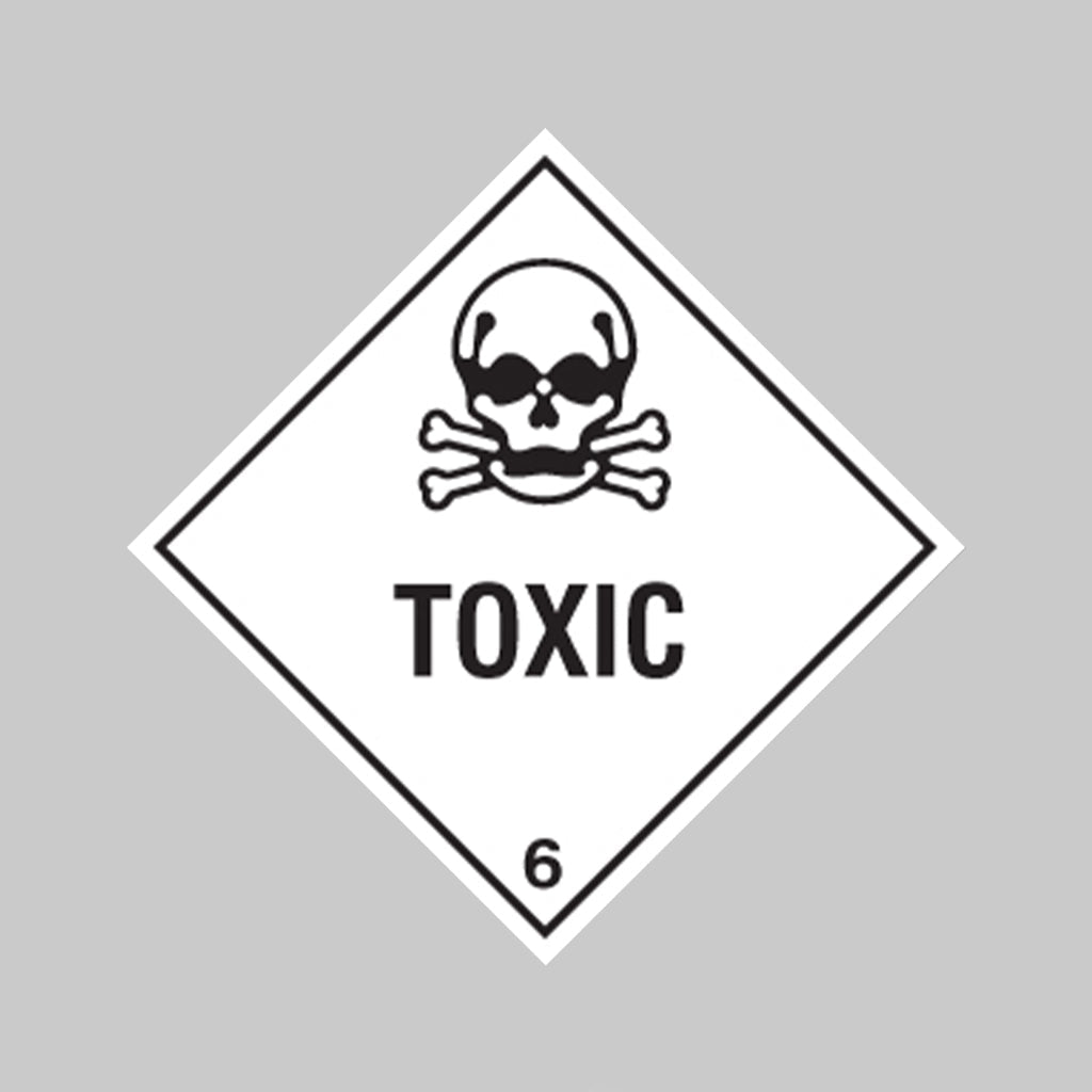 Toxic Sign - Ready Set SuppliedToxic SignRigid Plastic14476F