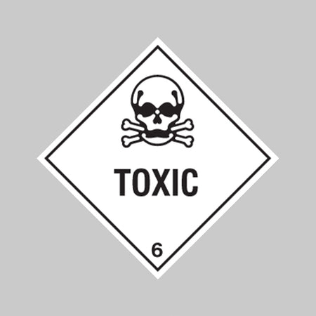 Toxic Sign - Ready Set SuppliedToxic SignRigid Plastic14476F