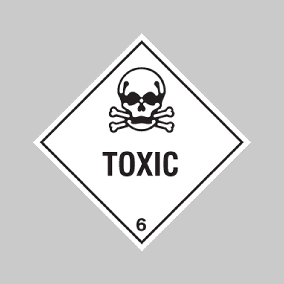 Toxic Sign - Ready Set SuppliedToxic SignRigid Plastic14476F