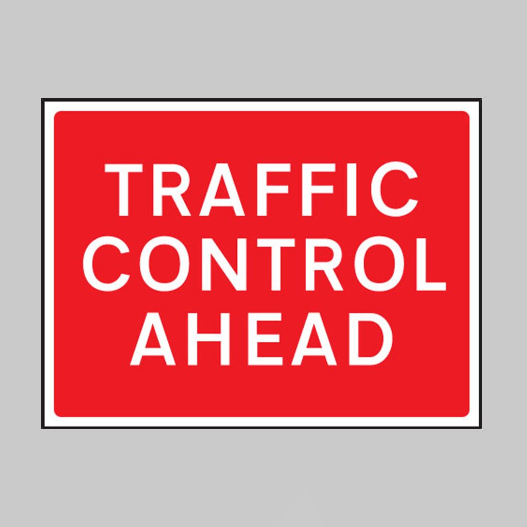 Traffic Control Ahead 600 x 450mm Class RA1 Zintec Sign - Ready Set SuppliedTraffic Control Ahead 600 x 450mm Class RA1 Zintec Sign57961