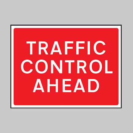 Traffic Control Ahead 600 x 450mm Class RA1 Zintec Sign - Ready Set SuppliedTraffic Control Ahead 600 x 450mm Class RA1 Zintec Sign57961