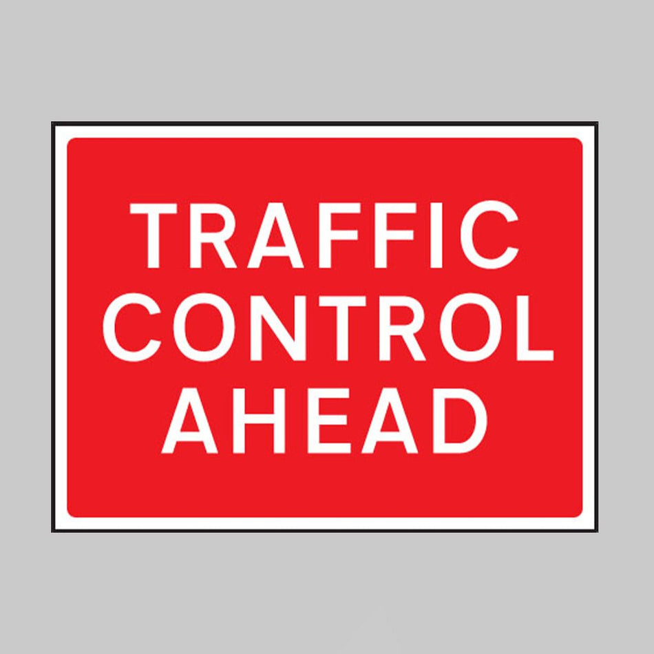 Traffic Control Ahead 600 x 450mm Class RA1 Zintec Sign - Ready Set SuppliedTraffic Control Ahead 600 x 450mm Class RA1 Zintec Sign57961