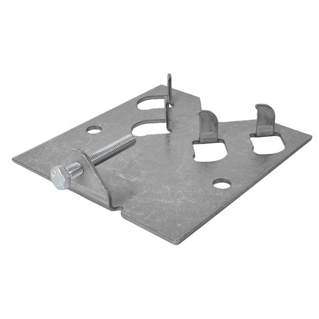 Universal Baseplate 150 x 160 x 32mm 3mm Coated Mild Steel - Ready Set SuppliedUniversal Baseplate 150 x 160 x 32mm 3mm Coated Mild Steel58691