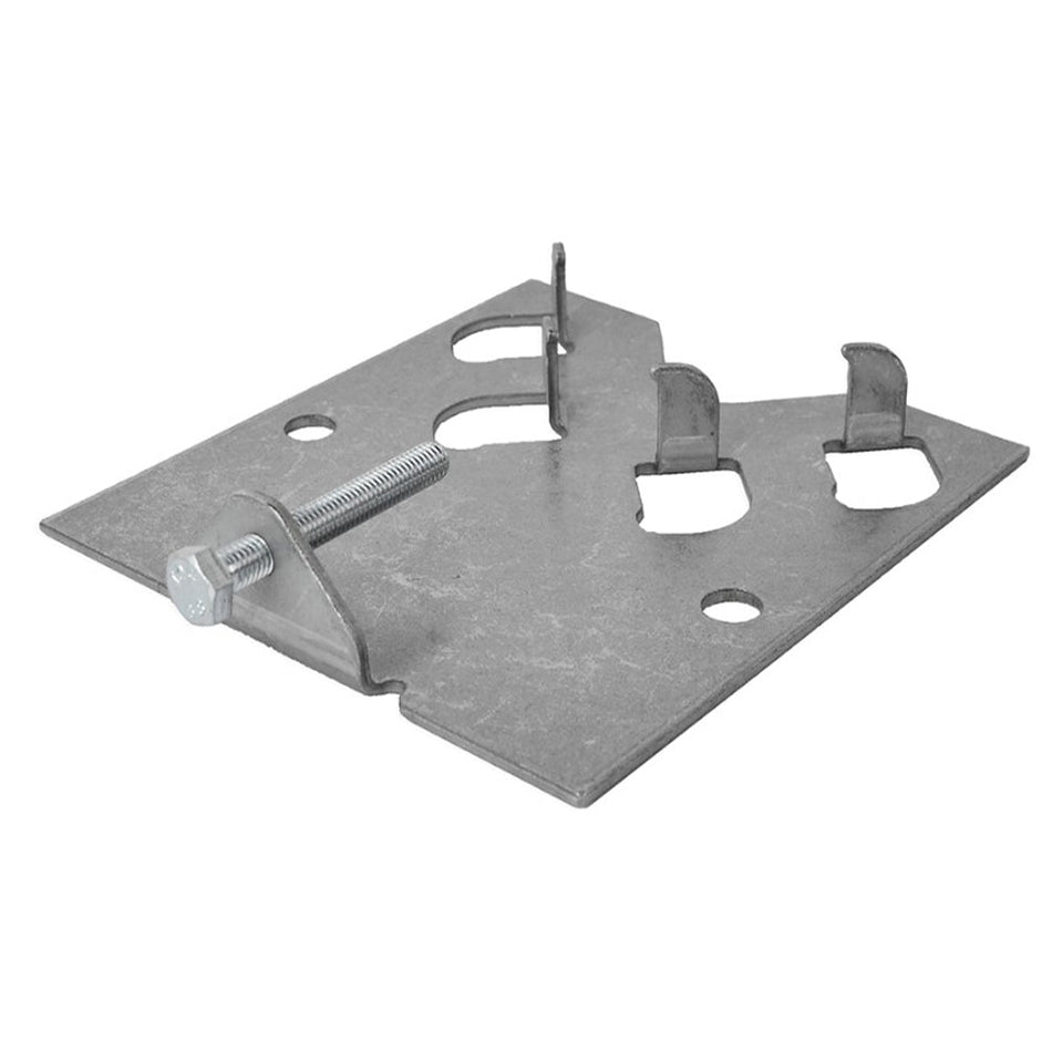 Universal Baseplate 150 x 160 x 32mm 3mm Coated Mild Steel - Ready Set SuppliedUniversal Baseplate 150 x 160 x 32mm 3mm Coated Mild Steel58691