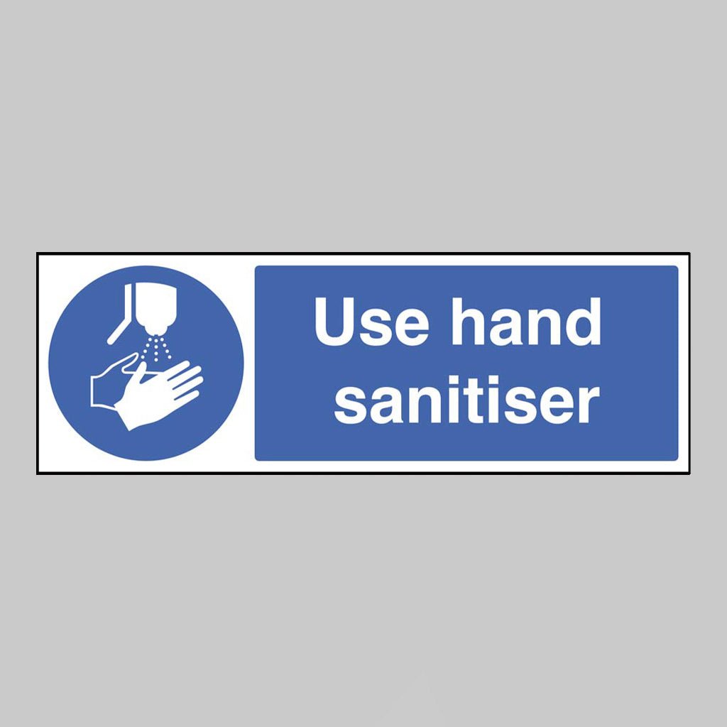 Use Hand Sanitiser Sign - Ready Set SuppliedUse Hand Sanitiser SignRigid Plastic15418G