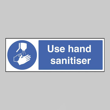 Use Hand Sanitiser Sign - Ready Set SuppliedUse Hand Sanitiser SignRigid Plastic15418G