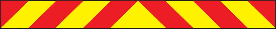Vehicle Hazard Panel Red/Yellow 1400 x 140mm Reflective Magnetic - Ready Set SuppliedVehicle Hazard Panel Red/Yellow 1400 x 140mm Reflective Magnetic56331