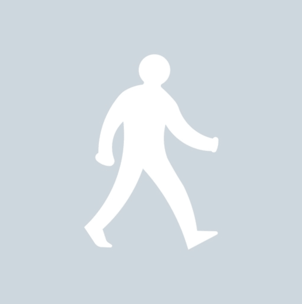 Walking Man Symbol - Ready Set SuppliedWalking Man SymbolWhite