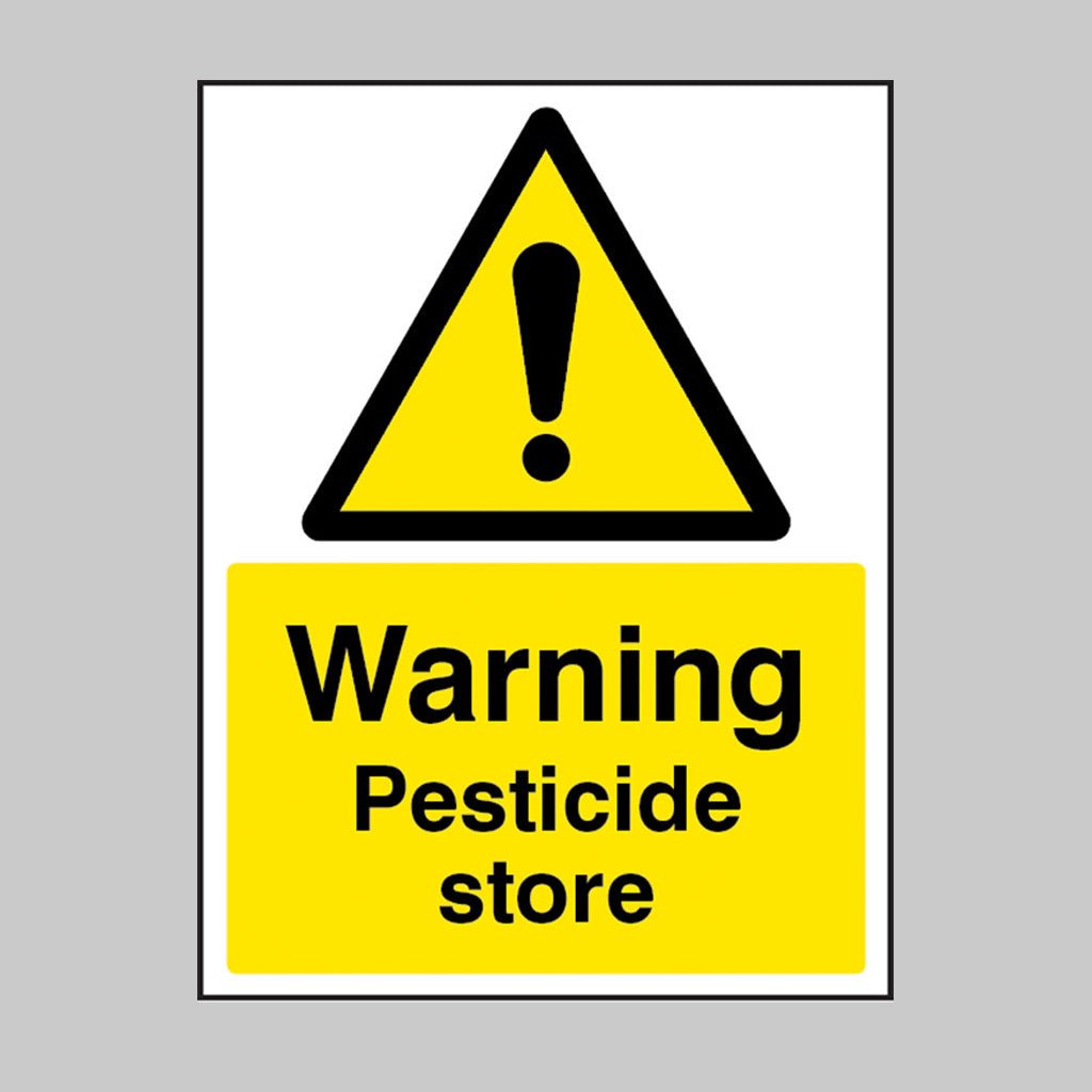 Warning Pesticide Store Sign - Ready Set SuppliedWarning Pesticide Store Sign15512K