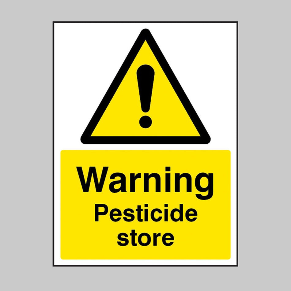 Warning Pesticide Store Sign - Ready Set SuppliedWarning Pesticide Store Sign15512K