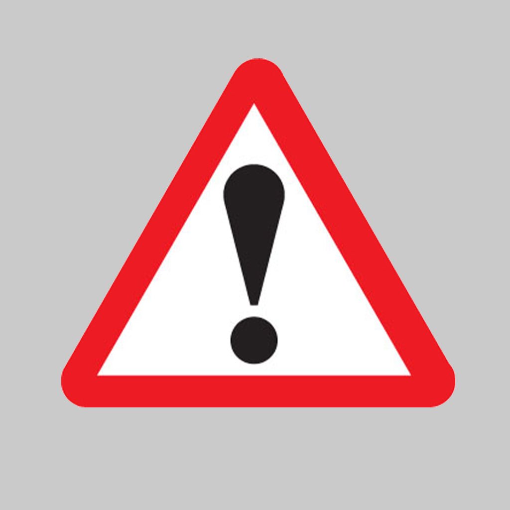 Warning ! Reflective Fold Up 600mm Triangle Sign With Space For Text Variant - Ready Set SuppliedWarning ! Reflective Fold Up 600mm Triangle Sign With Space For Text Variant56545