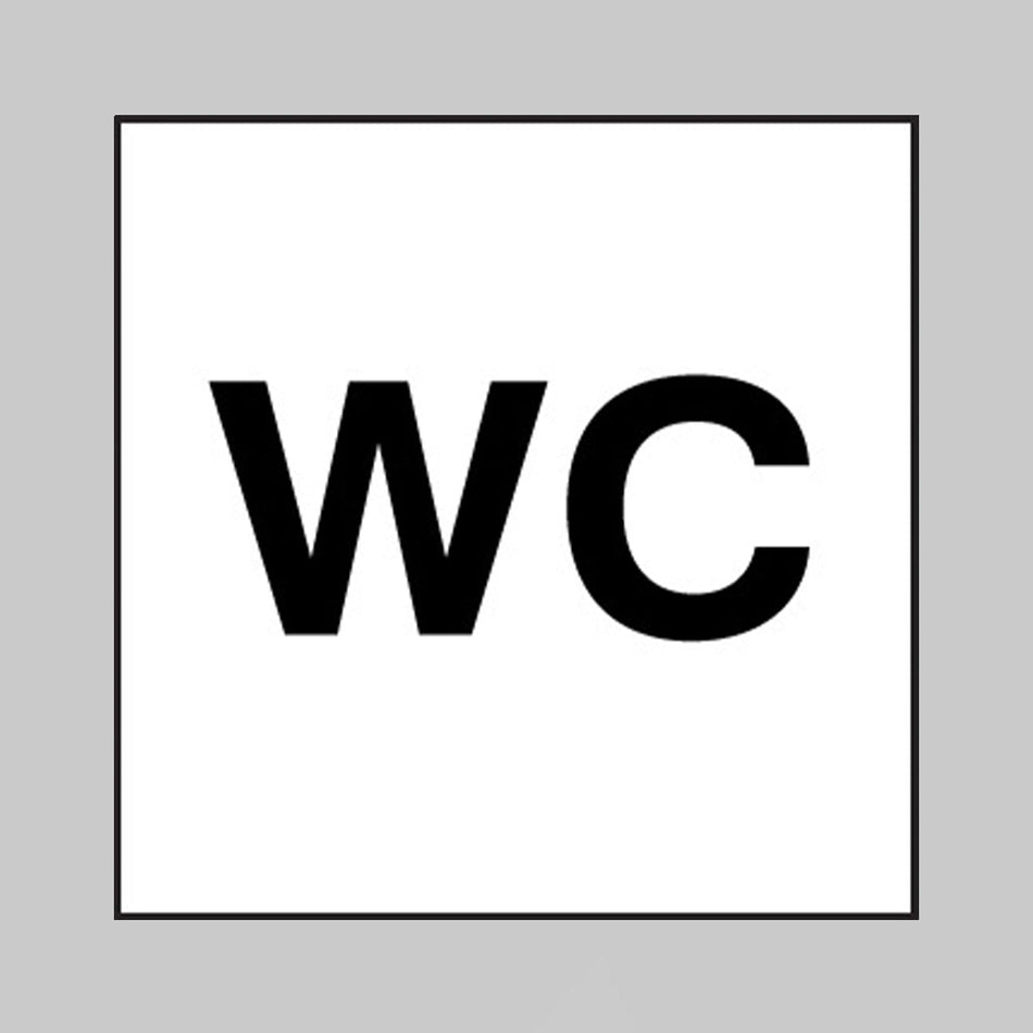 WC Sign - Ready Set SuppliedWC Sign27048F