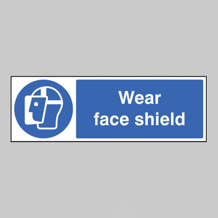 Wear Face Shield Sign - Ready Set SuppliedWear Face Shield SignRigid Plastic15001G