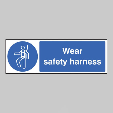 Wear Safety Harness Sign - Ready Set SuppliedWear Safety Harness SignRigid Plastic15407G