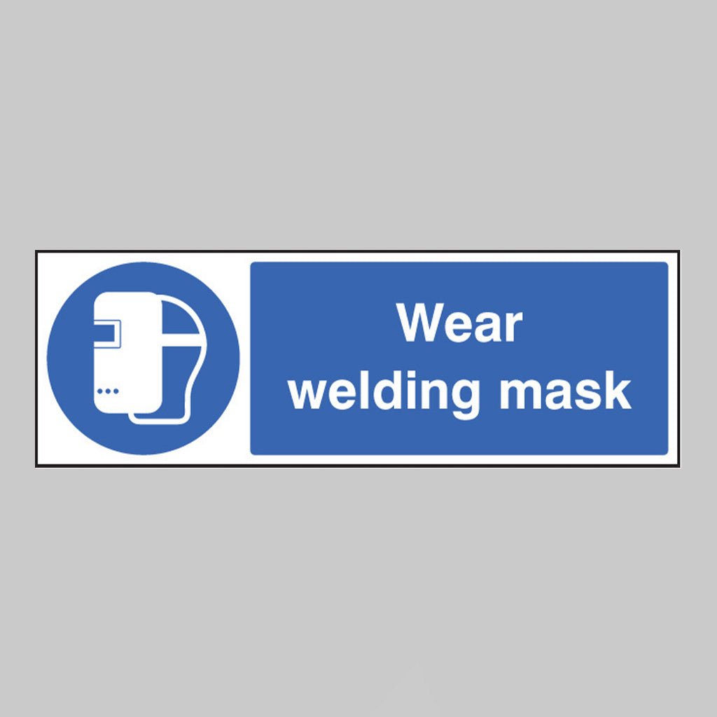 Wear Welding Mask Sign - Ready Set SuppliedWear Welding Mask SignRigid Plastic15021G