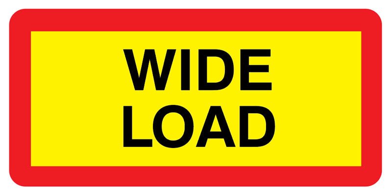 Wide Load Panel 525 X 250mm Reflective Aluminium - Ready Set SuppliedWide Load Panel 525 X 250mm Reflective Aluminium57145