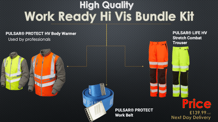 Work Ready Hi Vis Bundle Kit - Ready Set SuppliedWork Ready Hi Vis Bundle KitYellow30"