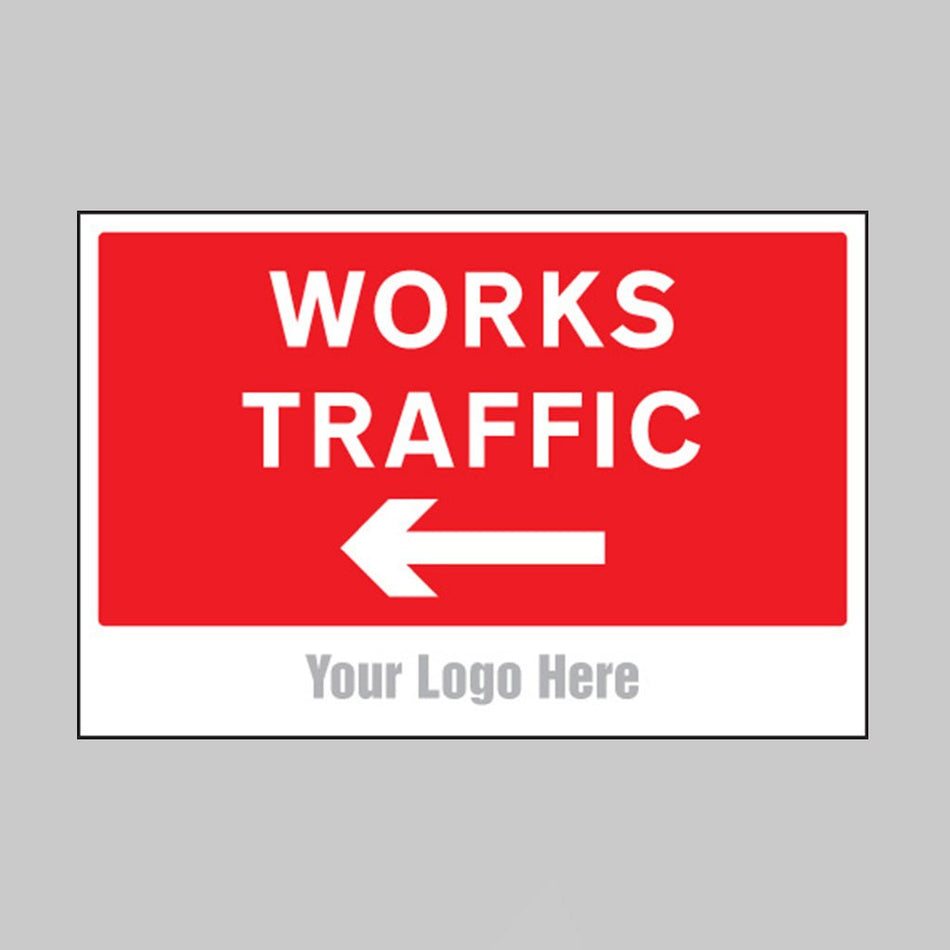 Works Traffic, Arrow Left, Builder Signs 600 x 400mm - Ready Set SuppliedWorks Traffic, Arrow Left, Builder Signs 600 x 400mm55755