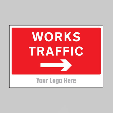 Works Traffic, Arrow Right, Builder Signs 600 x 400mm - Ready Set SuppliedWorks Traffic, Arrow Right, Builder Signs 600 x 400mm55754