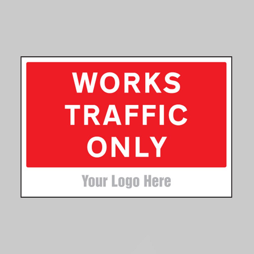 Works Traffic Only, Builder Signs 600 x 400mm - Ready Set SuppliedWorks Traffic Only, Builder Signs 600 x 400mm55753