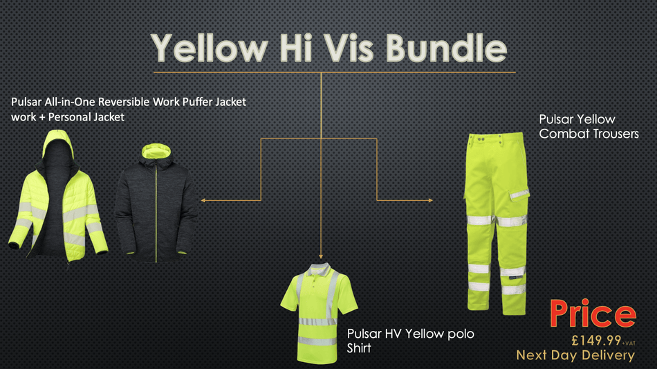 Yellow Hi Vis Bundle - Ready Set SuppliedYellow Hi Vis BundleSmall30"