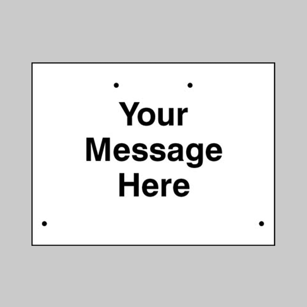 Your Message Here 600 x 450mm Re-Flex Sign (3mm Reflective Polypropylene) - Ready Set SuppliedYour Message Here 600 x 450mm Re-Flex Sign (3mm Reflective Polypropylene)57788