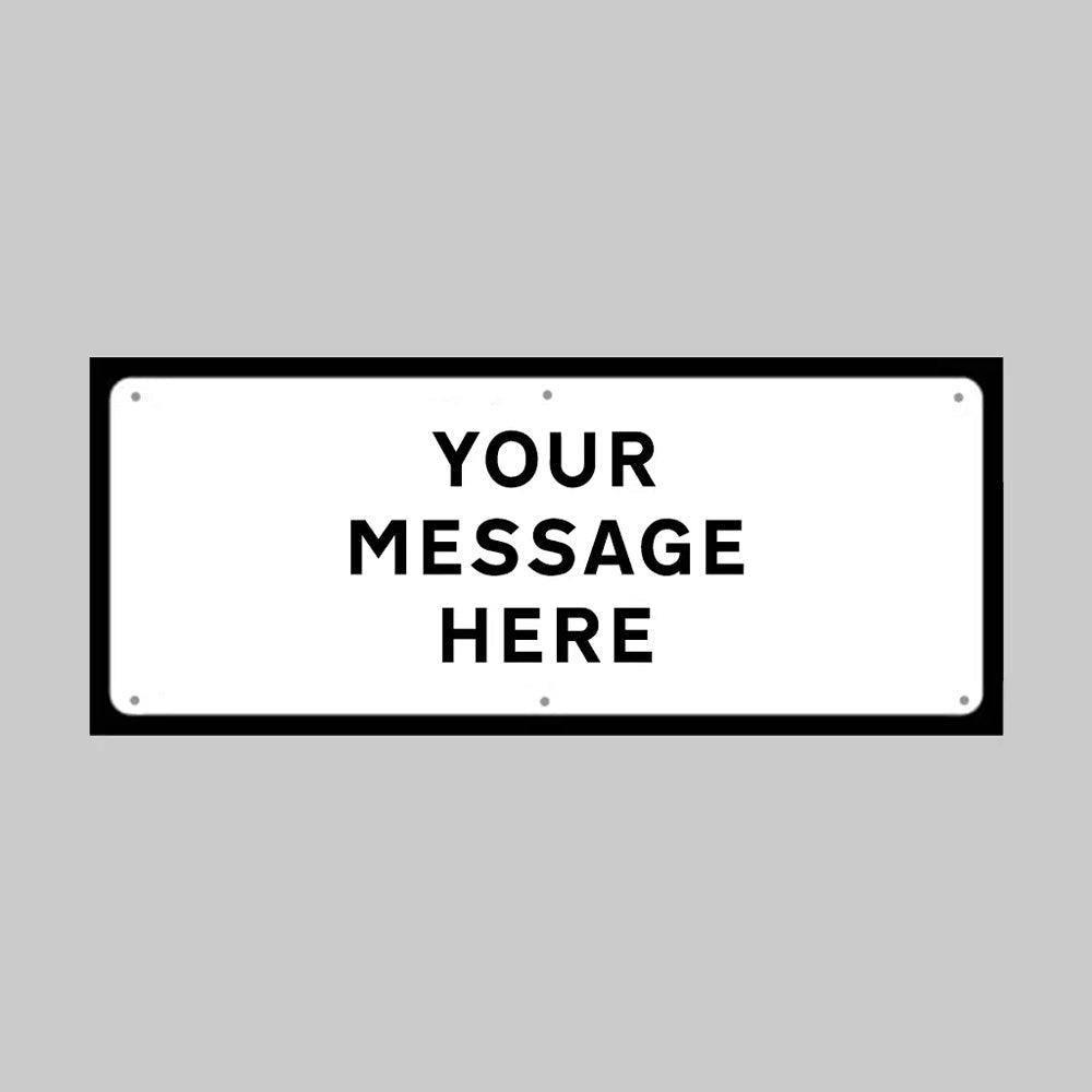 Your Message Supplementary Text Plate for 750mm Fold-Up Signs - Ready Set SuppliedYour Message Supplementary Text Plate for 750mm Fold-Up Signs53730